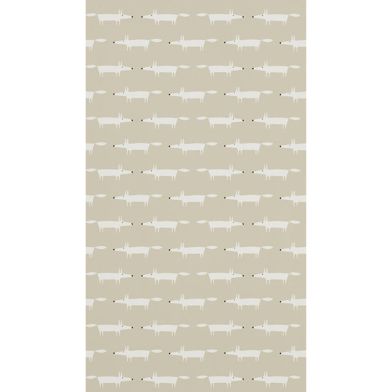 SCION - LITTLE FOX WP- SNOW - Wallcovering by the Roll SNOW