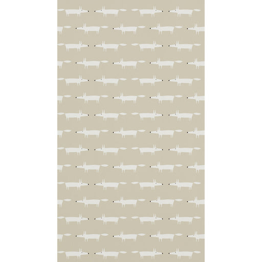 SCION - LITTLE FOX WP- SNOW - Wallcovering by the Roll SNOW