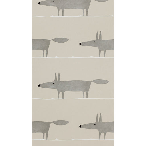 SCION - MR FOX WP- SILVER - Wallcovering by the Roll SILVER