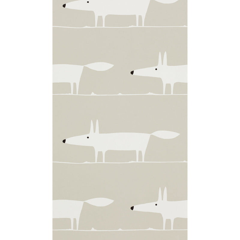 SCION - MR FOX WP- SNOW - Wallcovering by the Roll SNOW