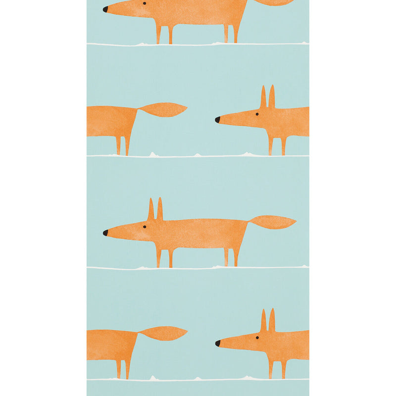 SCION - MR FOX WP- AUBURN - Wallcovering by the Roll AUBURN