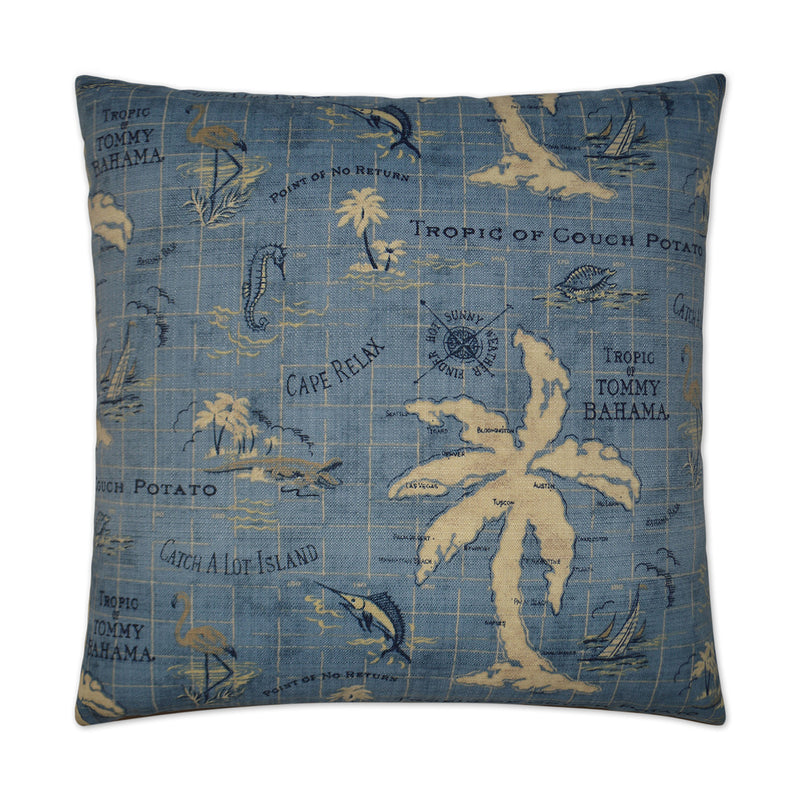 Outdoor Island Song Pillow - Ocean - DV Kap