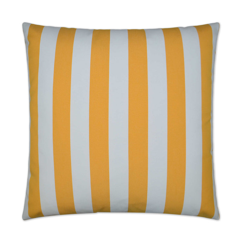 Outdoor Cafe Stripe Pillow - Yellow - DV Kap