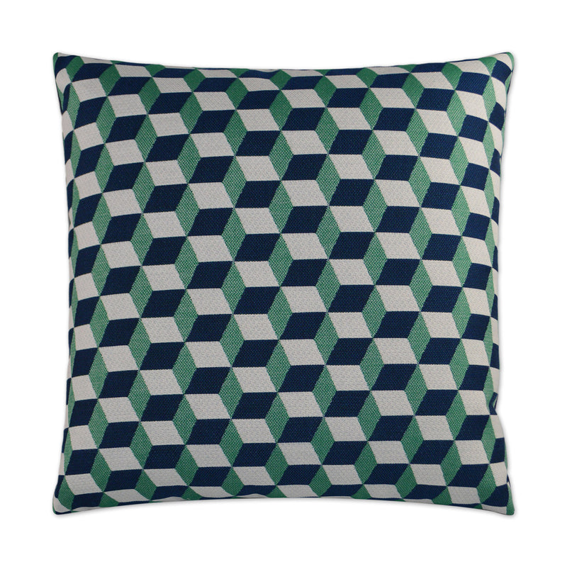 Outdoor Puzzle Pillow - Emerald - DV Kap
