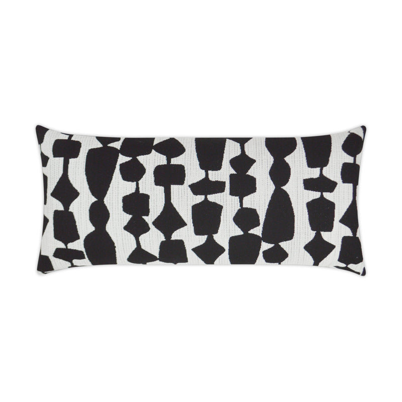 Outdoor Freya Lumbar Pillow - Black - DV Kap