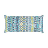 Outdoor Kanthum Lumbar Pillow - Turquoise - DV Kap