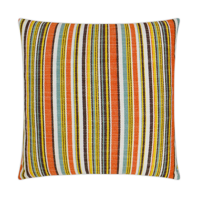 Outdoor Fancy Stripe Pillow - Multi - DV Kap