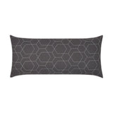 Outdoor Hex Quilt Lumbar Pillow - Grey - DV Kap