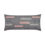 Outdoor Blockweave Lumbar Pillow - Coral - DV Kap