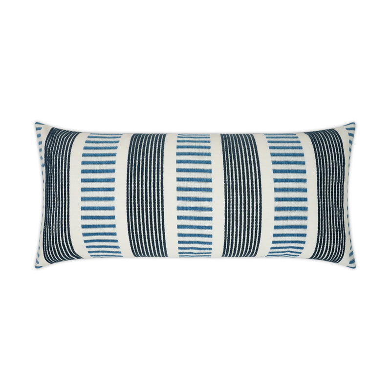 Outdoor Sideline Lumbar Pillow - Indigo - DV Kap