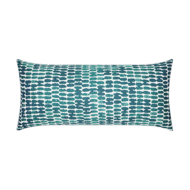 Outdoor Reach Lumbar Pillow - Turquoise - DV Kap