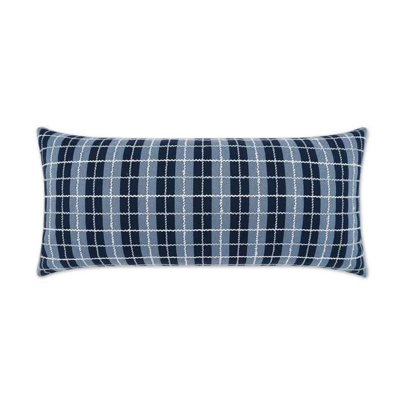 Outdoor Ando Lumbar Pillow - Azure - DV Kap