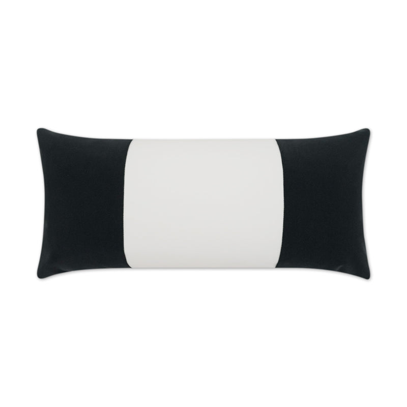 Outdoor Sundance Band Lumbar Pillow - Charcoal - DV Kap