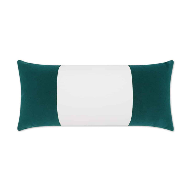 Outdoor Sundance Band Lumbar Pillow - Peacock - DV Kap