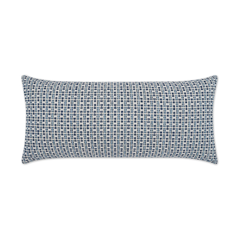 Outdoor Kittery Lumbar Pillow - Blue - DV Kap