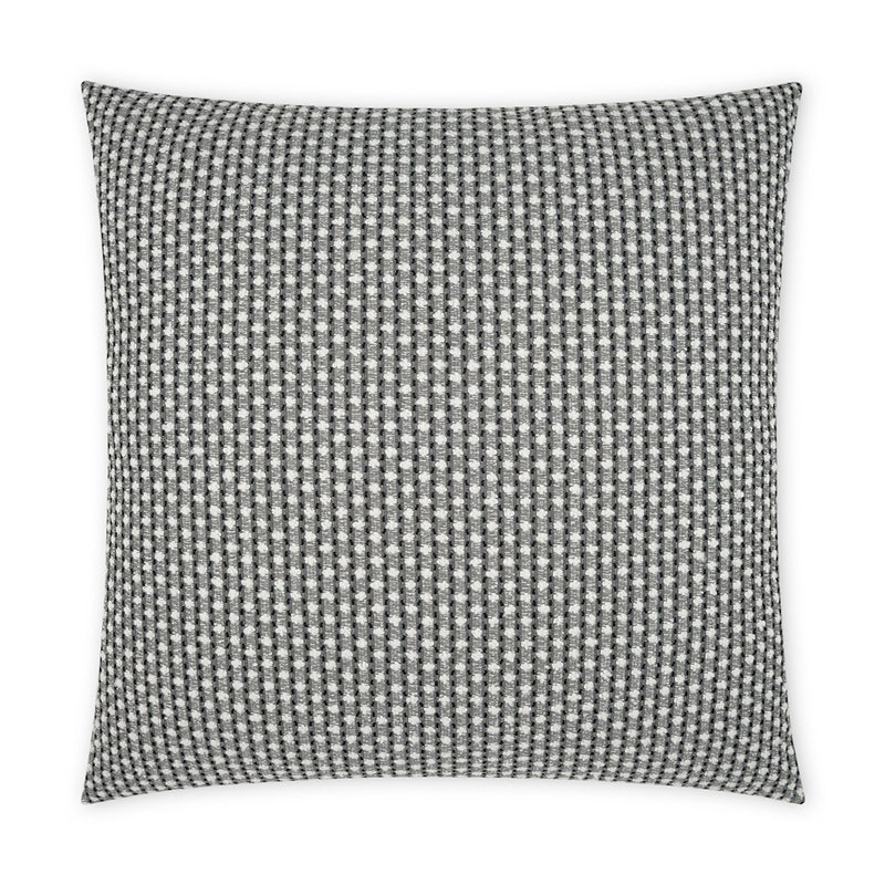 Outdoor Dot Dash Pillow - Grey - DV Kap