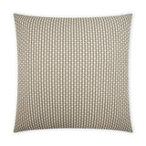 Outdoor Dot Dash Pillow - Taupe - DV Kap