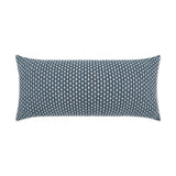 Outdoor Dot Dash Lumbar Pillow - Blue - DV Kap