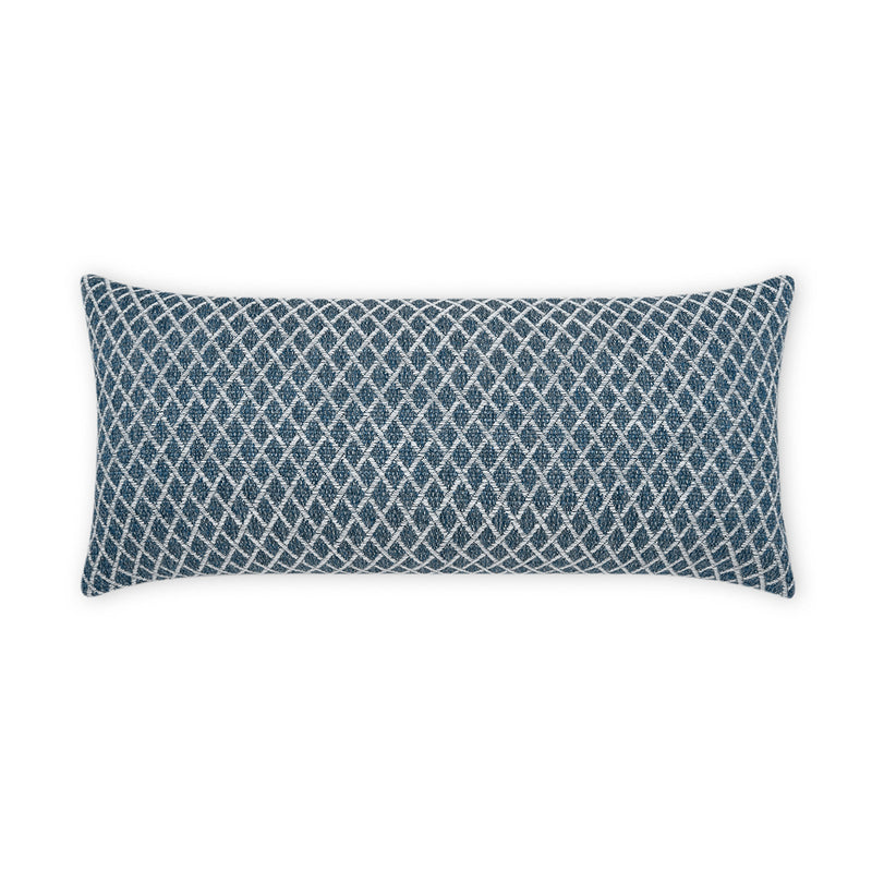 Outdoor Ambree Lumbar Pillow - Indigo - DV Kap
