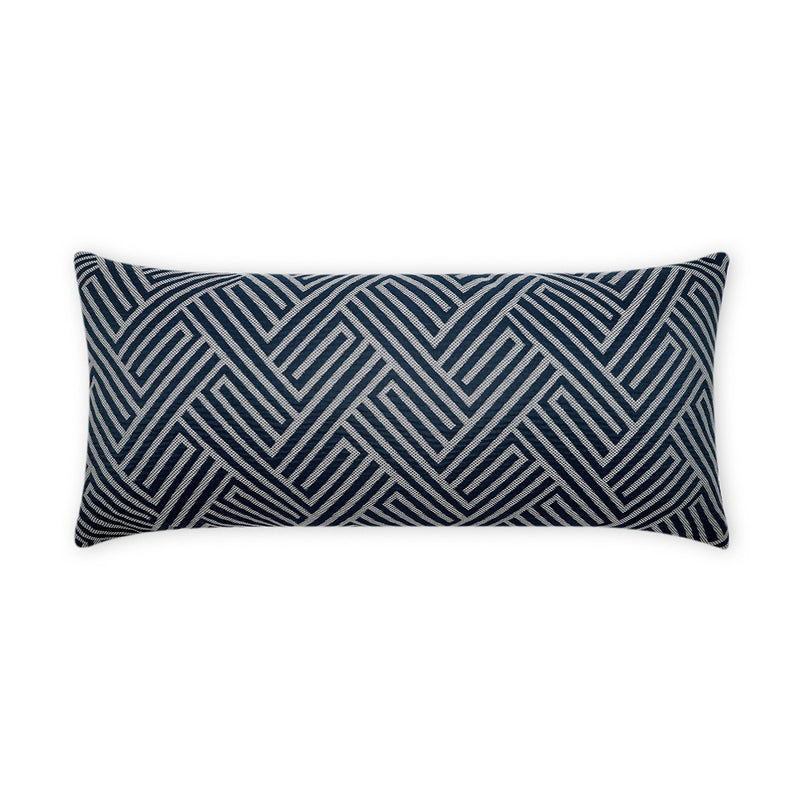 Outdoor Mandros Lumbar Pillow - Navy - DV Kap