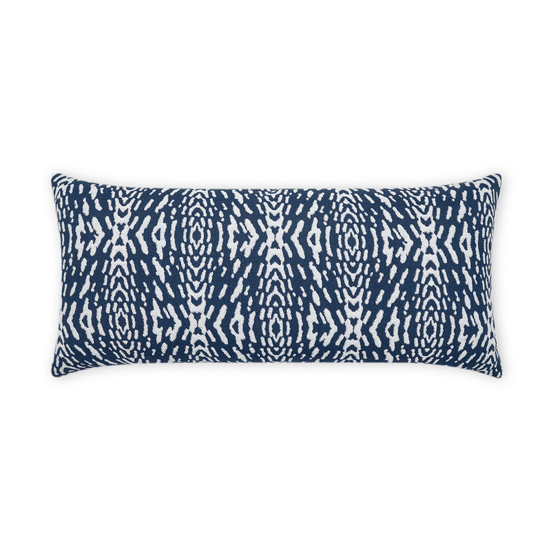 Outdoor Riff Lumbar Pillow - Blue - DV Kap