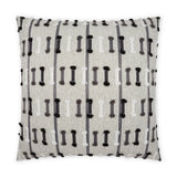 Outdoor Tassel Stripe Pillow - Grey - DV Kap