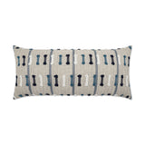 Outdoor Tassel Stripe Lumbar Pillow - Blue - DV Kap