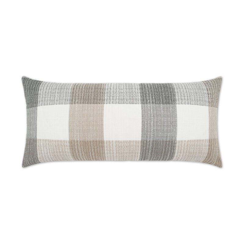 Outdoor Farmhouse Lumbar Pillow - Natural - DV Kap
