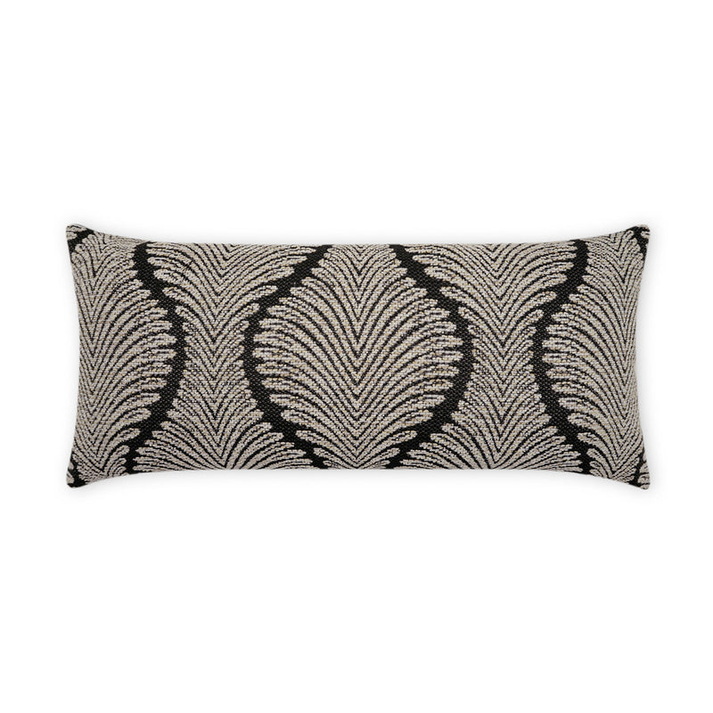 Outdoor Palmyra Lumbar Pillow - Black - DV Kap