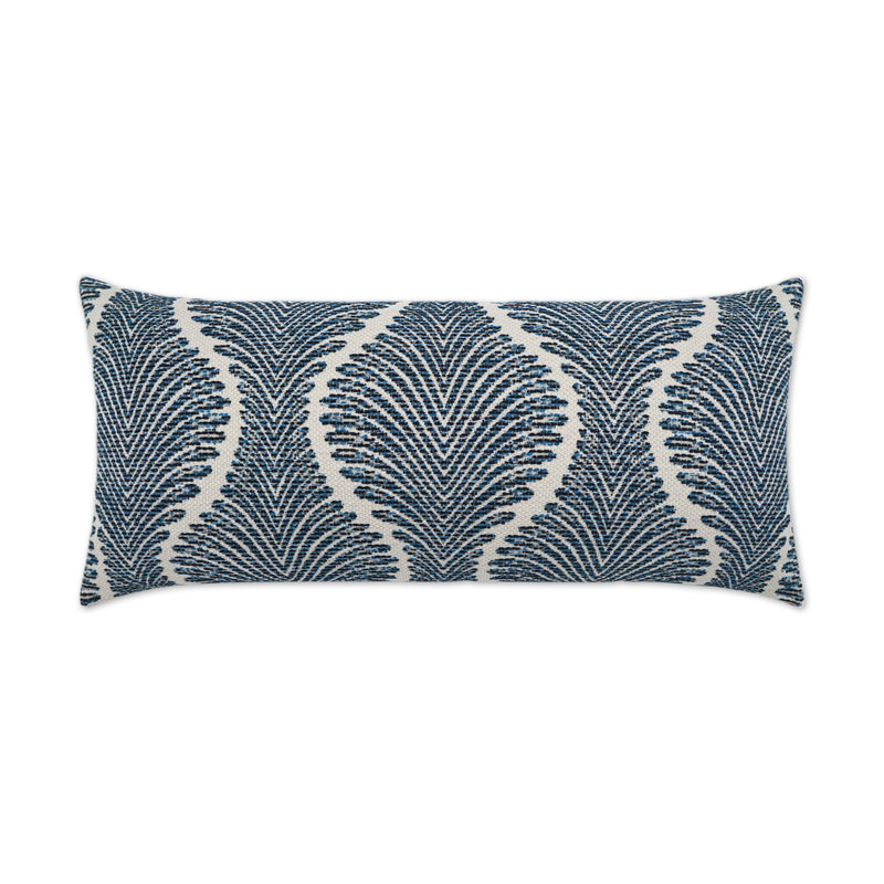 Outdoor Palmyra Lumbar Pillow - Navy - DV Kap