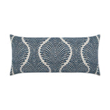 Outdoor Palmyra Lumbar Pillow - Navy - DV Kap