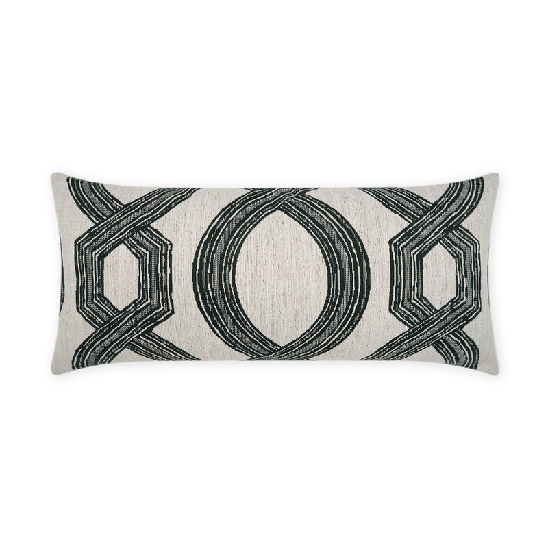 Outdoor Evadne Lumbar Pillow - Black - DV Kap