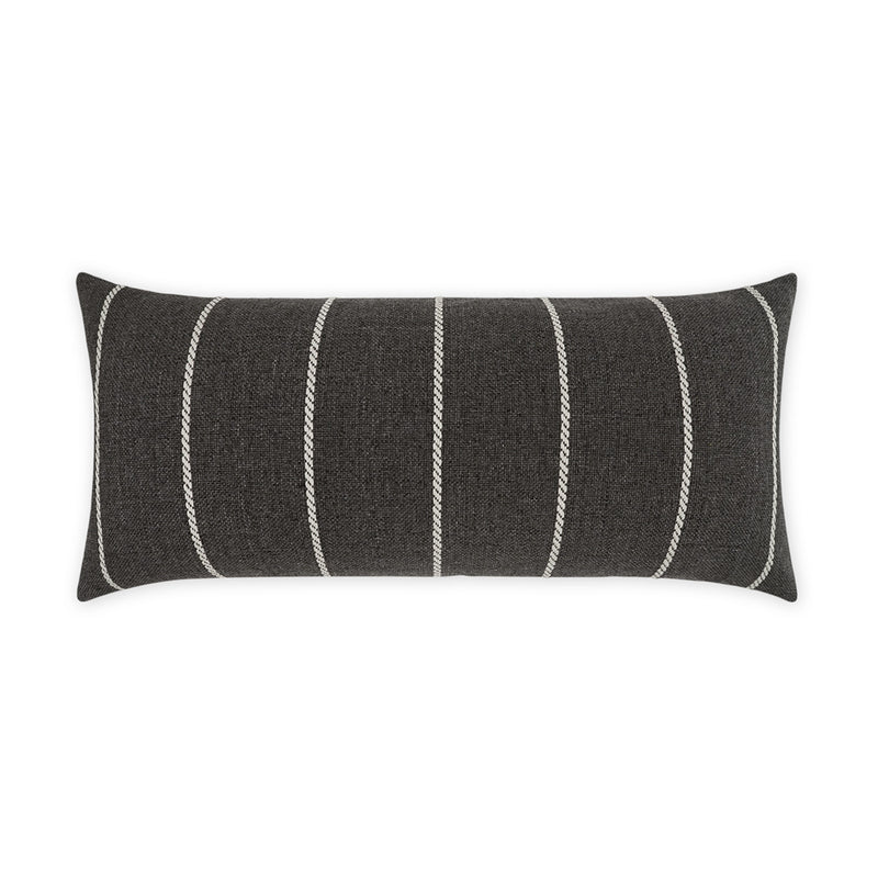 Outdoor Pencil Lumbar Pillow - Carbon - DV Kap