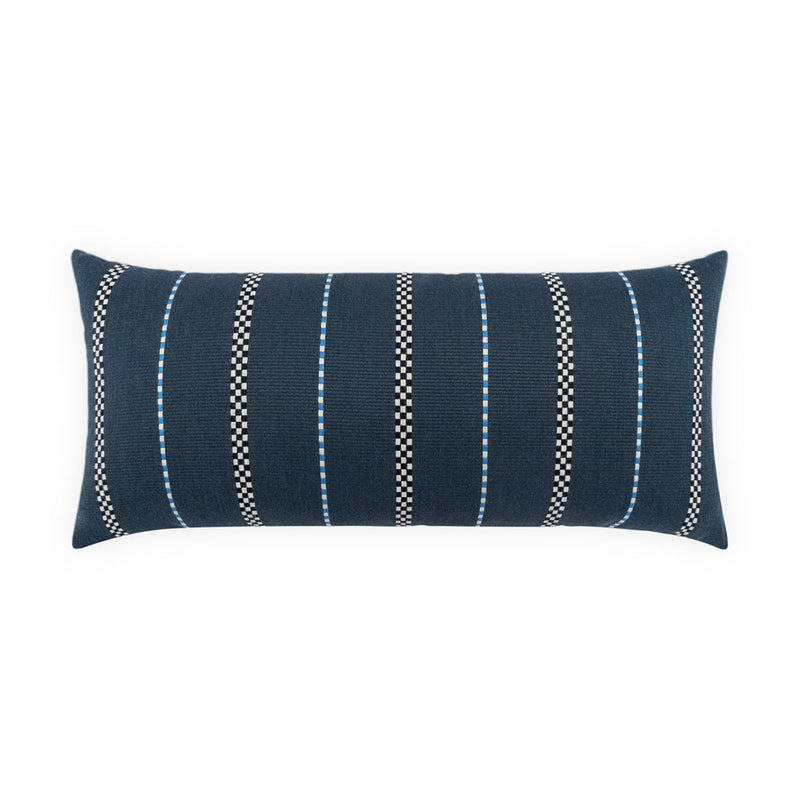 Outdoor Linger Lumbar Pillow - Indigo - DV Kap
