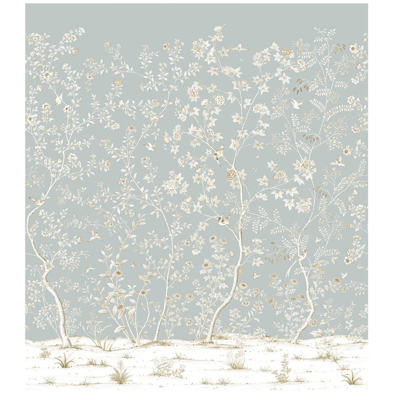 LEE JOFA - BEAUJEU WP- GREY - Wallcovering by the EACH GREY