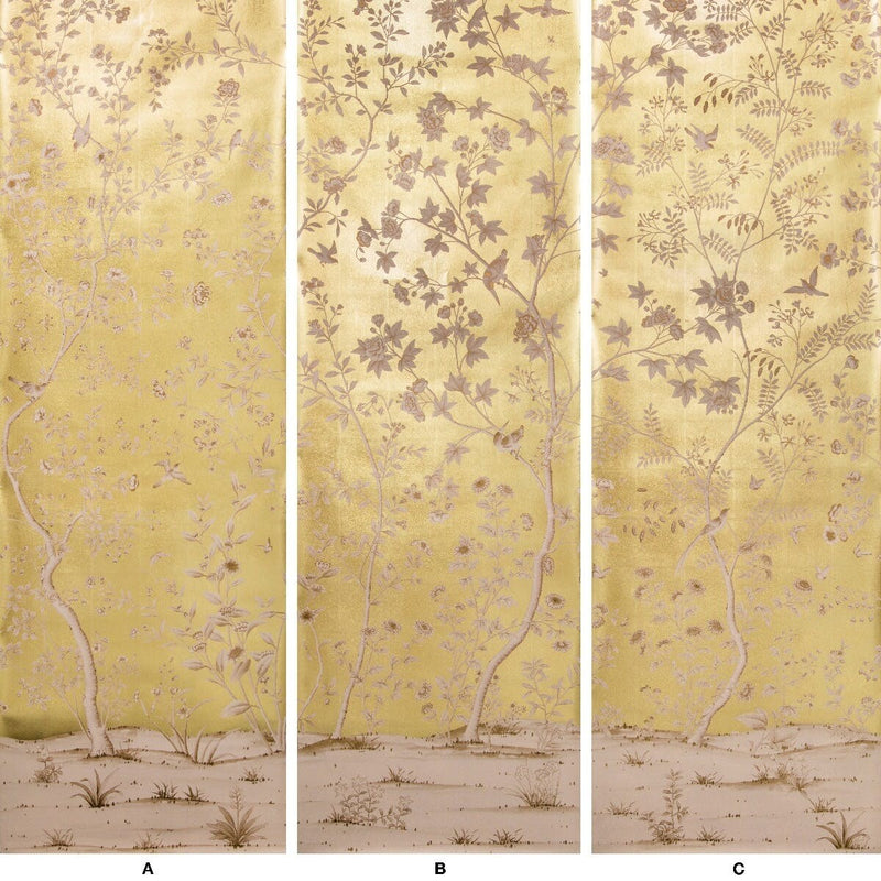 LEE JOFA - BEAUJEU MP- GOLD - Wallcovering by the EACH GOLD