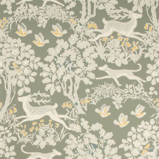 LEE JOFA - MILLE FLEUR WP- SILVER - Wallcovering by the Roll SILVER