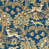 LEE JOFA - MILLE FLEUR WP- NAVY - Wallcovering by the Roll