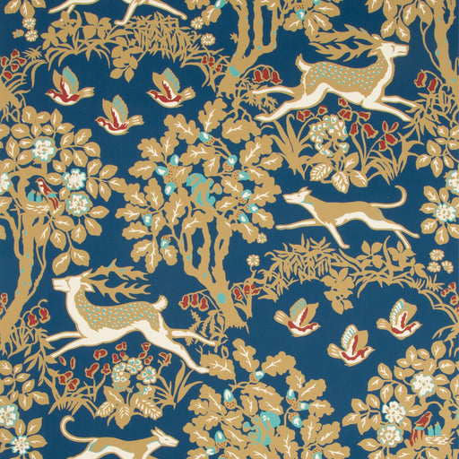 LEE JOFA - MILLE FLEUR WP- NAVY - Wallcovering by the Roll NAVY