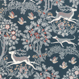 LEE JOFA - MILLE FLEUR WP- DENIM - Wallcovering by the Roll