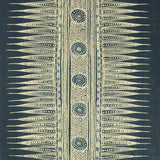 LEE JOFA - INDIAN ZAG PAPER- INDIGO - Wallcovering by the Roll