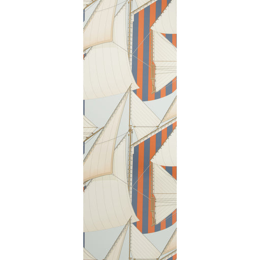 LEE JOFA - ST TROPEZ WP- SLATE/SPICE - Wallcovering by the Roll SLATE/SPICE