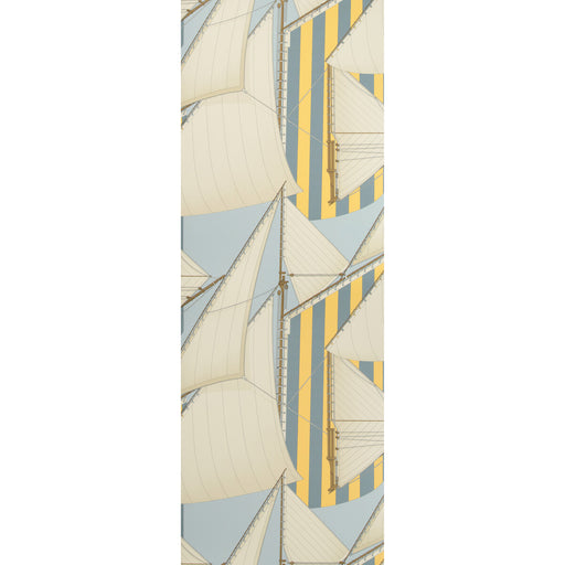 LEE JOFA - ST TROPEZ WP- BLUE/YELLOW - Wallcovering by the Roll BLUE/YELLOW