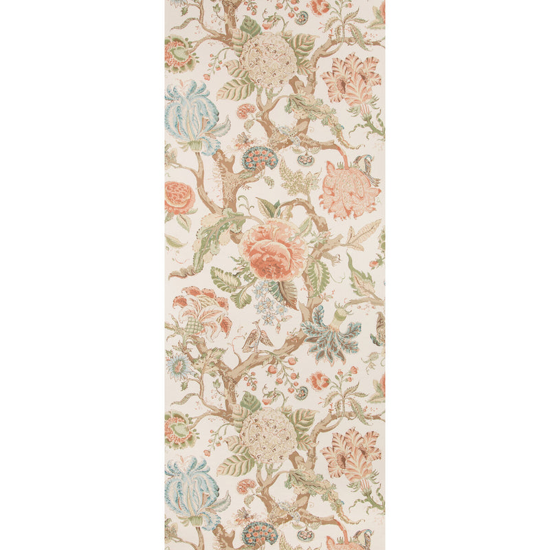 LEE JOFA - ADLINGTON PAPER- CORAL - Wallcovering by the Roll CORAL