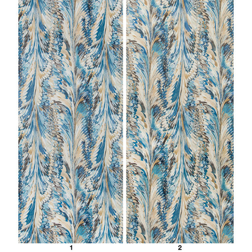 LEE JOFA - TAPLOW PAPER- NAVY/SLATE - Wallcovering by the EACH NAVY/SLATE