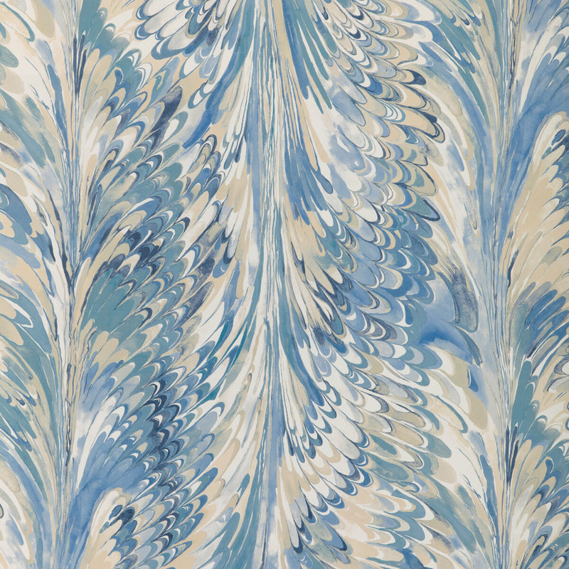 LEE JOFA - TAPLOW PAPER- CAPRI/SKY - Wallcovering by the EACH CAPRI/SKY
