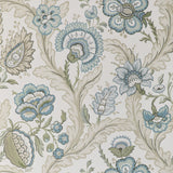 LEE JOFA - WIMBERLY PAPER- AQUA/SAGE - Wallcovering by the Roll
