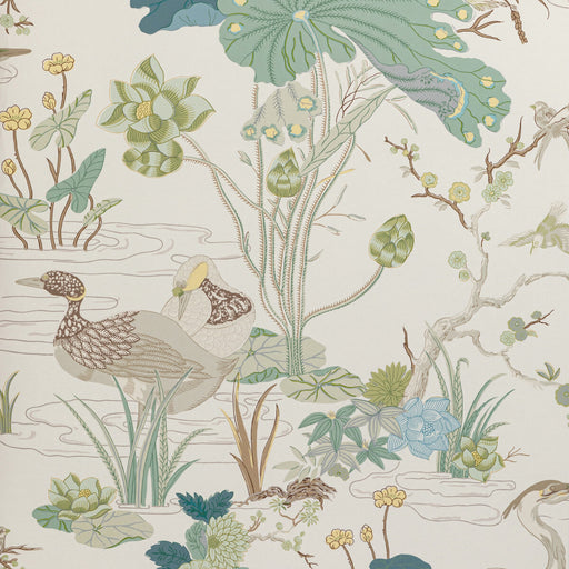 LEE JOFA - LUZON PAPER- JADE - Wallcovering by the Roll JADE