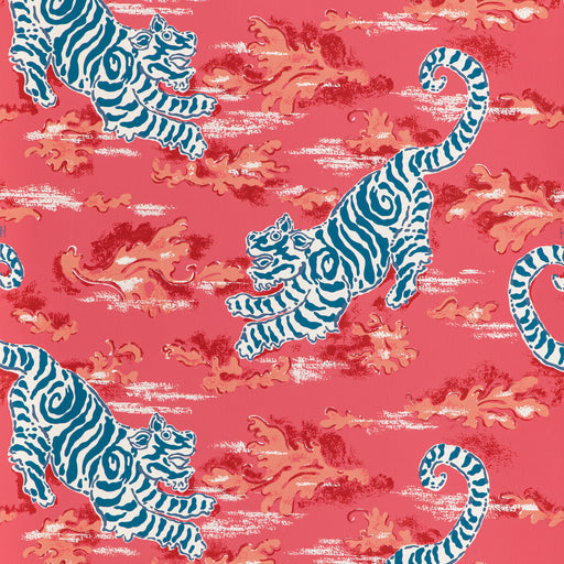 LEE JOFA - BONGOL PAPER- POPPY - Wallcovering by the Roll POPPY