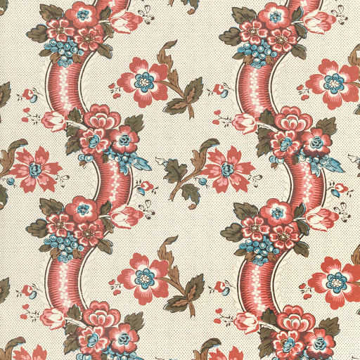LEE JOFA - BENDAY PAPER- RED/BLUE - Wallcovering by the Roll RED/BLUE